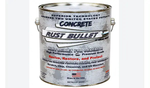 rust bullet concrete coating for garage floors sealer