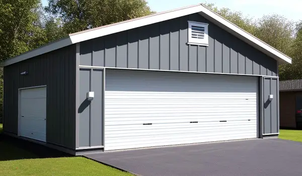 2 car prefab garages modern