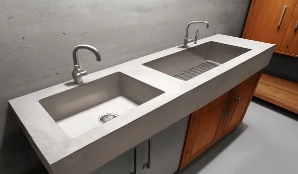 freestanding sink in garage an artful utility