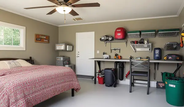 room over garage guest room