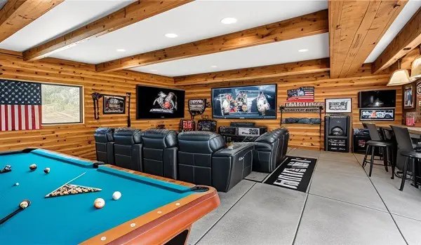 room over garage man cave