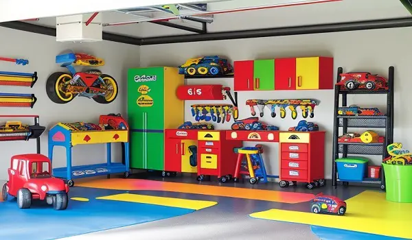 room over garage playroom