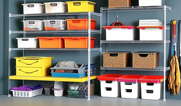 hooks, baskets, and other storage solutions