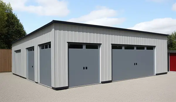prefab garage with workshops