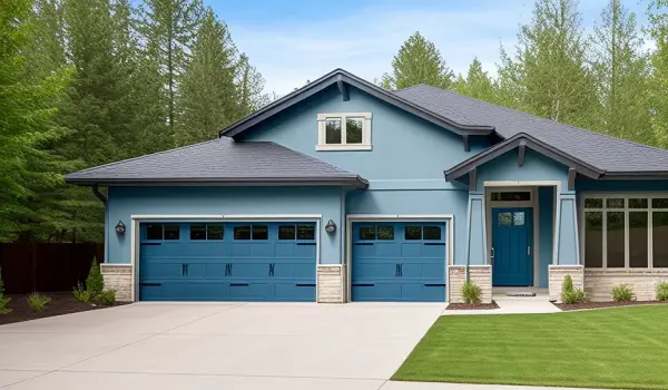 smoky blue sherwin williams for garage