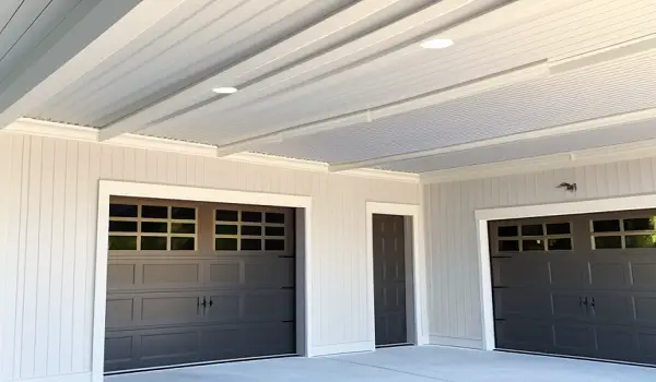 beadboard ceiling garage