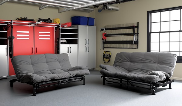 garage seating futon