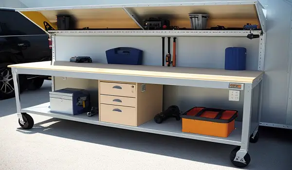 mobile garage workbench ideas