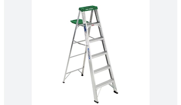painting wall ladder