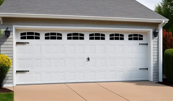 2 car garage door size