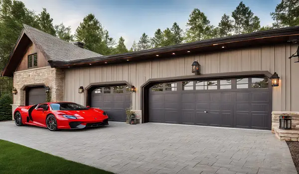 5-car garage for those with a sizeable vehicle collection or a larger family