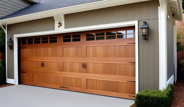 cedar wood garage doors