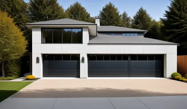 double garage door size