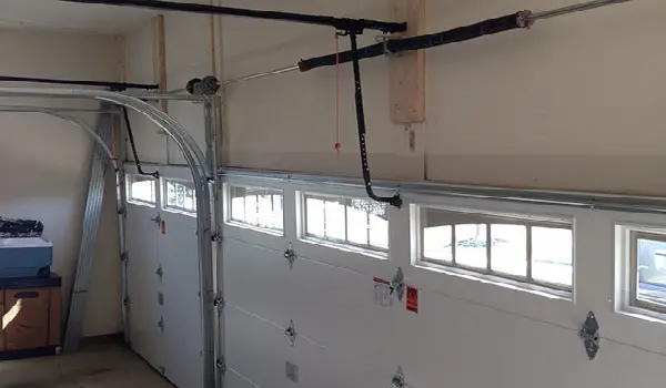 dual spring garage door