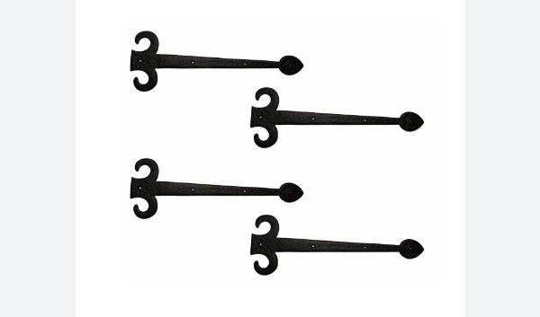 fleur-de-lis garage door hinges