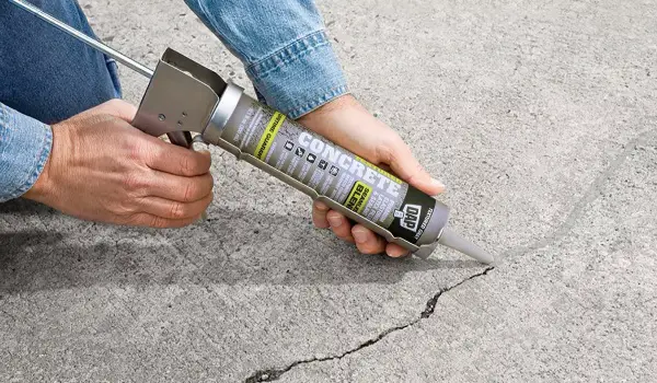 how to repair cracks in concrete garage floor