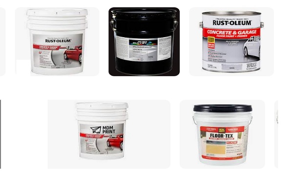 types of 5 gallon garage floor paint