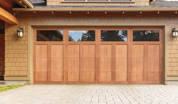 wood-look garage doors