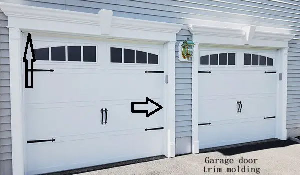 garage door trim molding