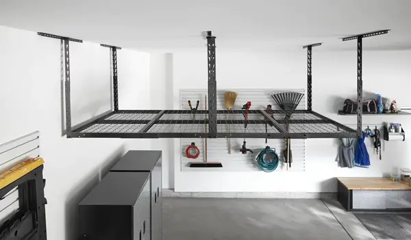 maximize garage space with gladiator garage storage racks and shelves