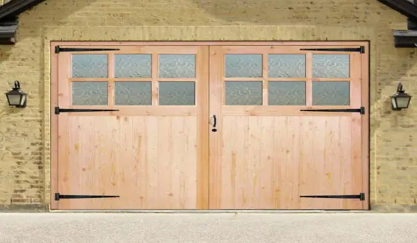 pine garage doors