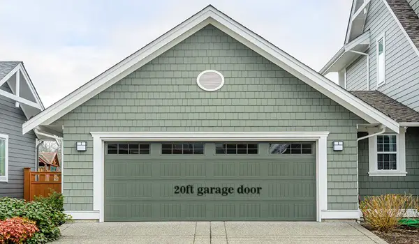 20ft garage door