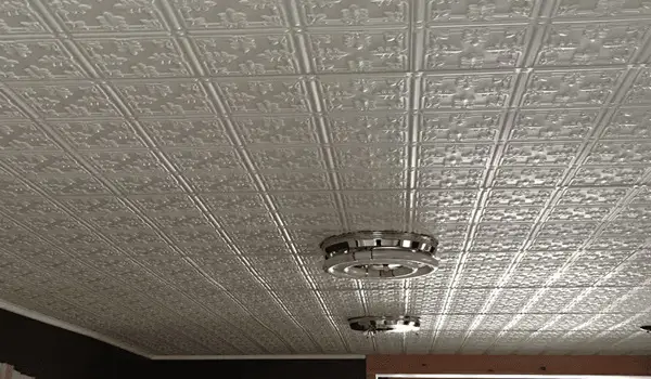 tin tiles garage ceiling