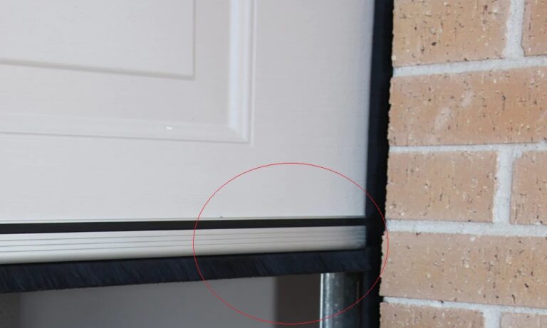 brush garage door seal