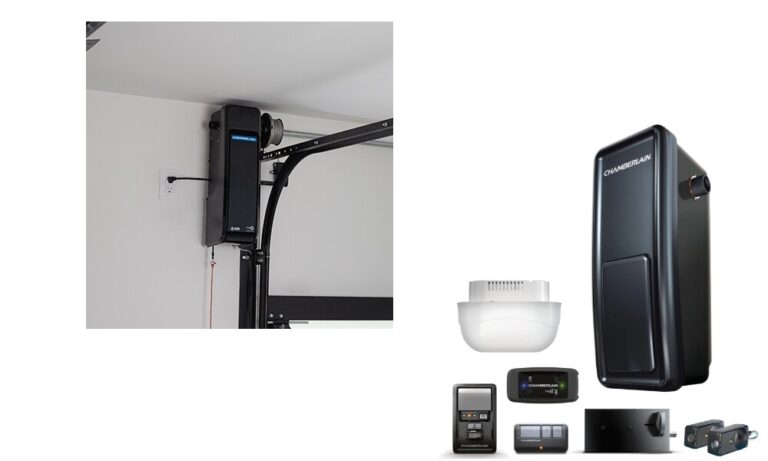 chamberlain wall mounted garage door opener