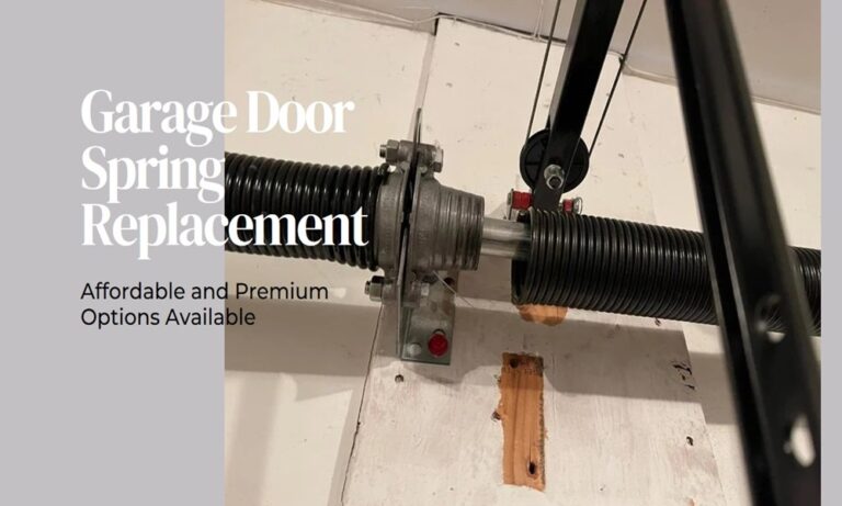 how much does it cost to replace garage door springs