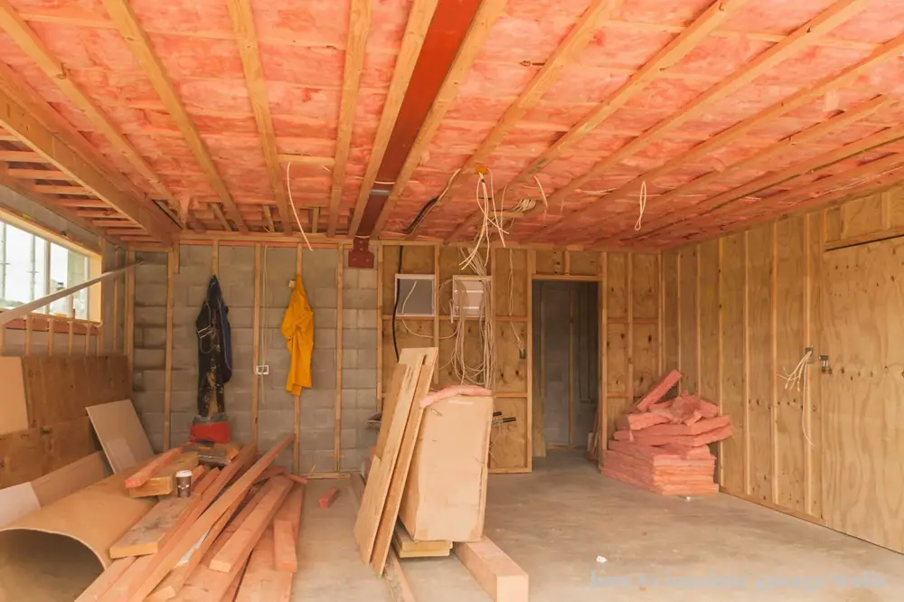how to insulate garage walls