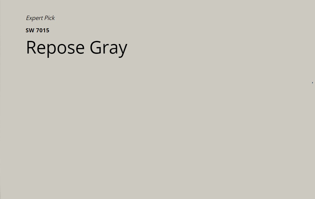 Repose Gray (SW 7015)