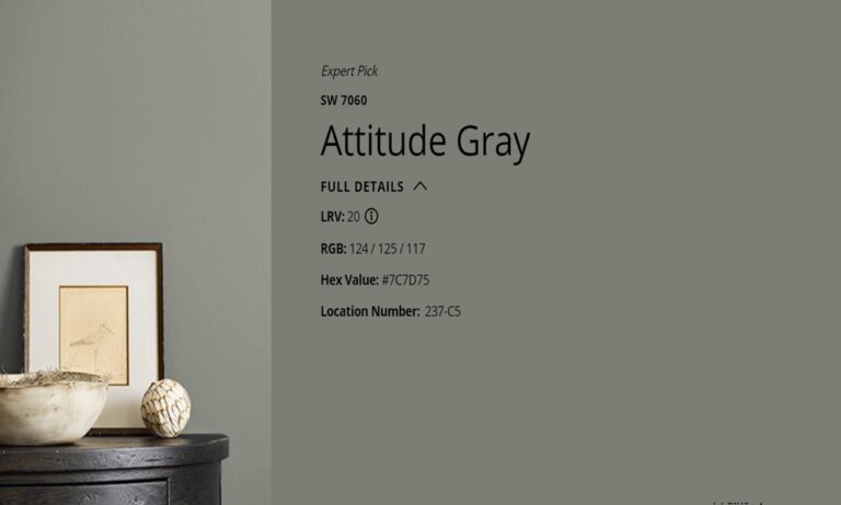 attitude grey sherwin williams