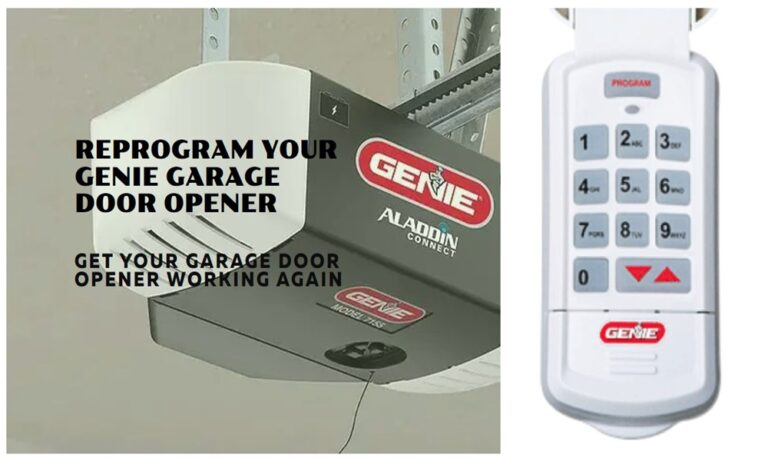 genie garage door opener reprogram