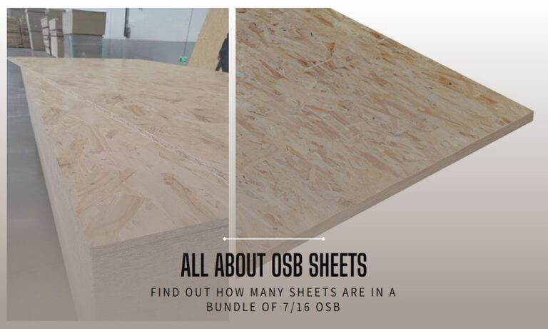 how many sheets in a bundle of 7/16 osb