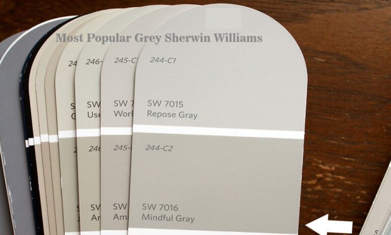 most popular grey sherwin williams