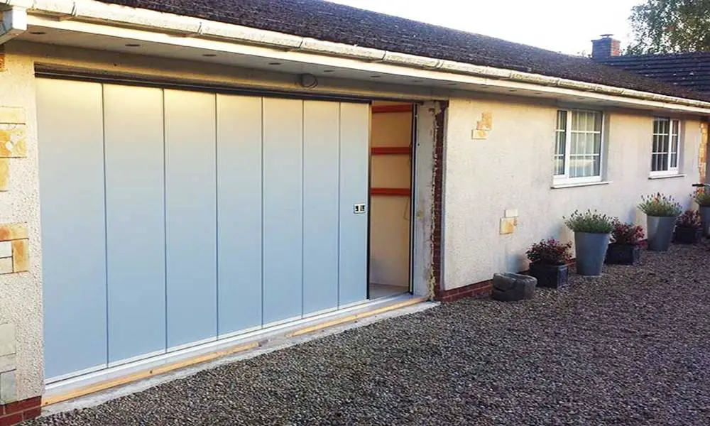 side sliding garage doors