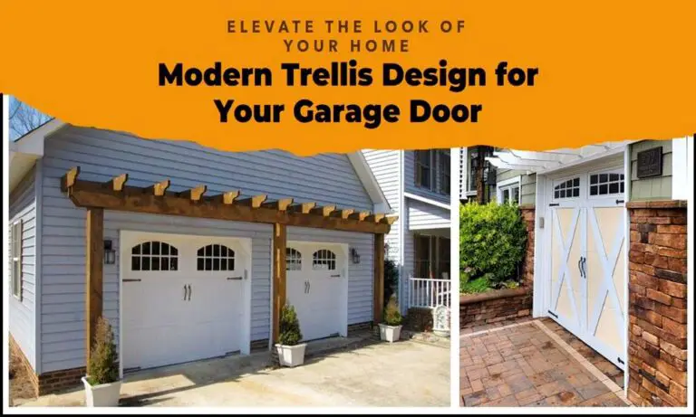 trellis over garage door