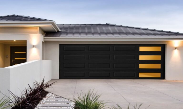 change garage door to window