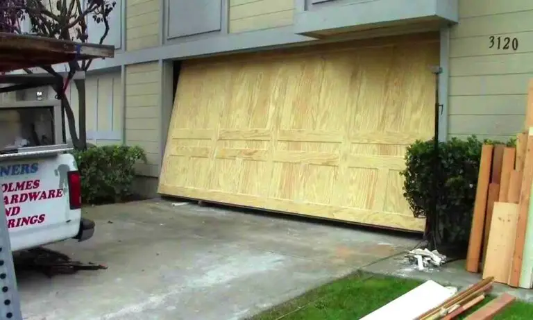 how to build a garage door