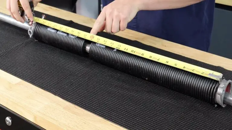 how to determine torsion spring size for garage door