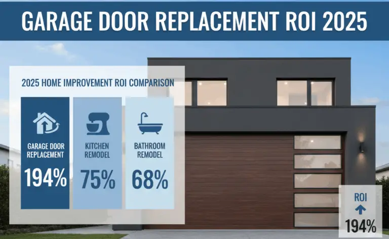 Garage Door Replacement ROI 2025