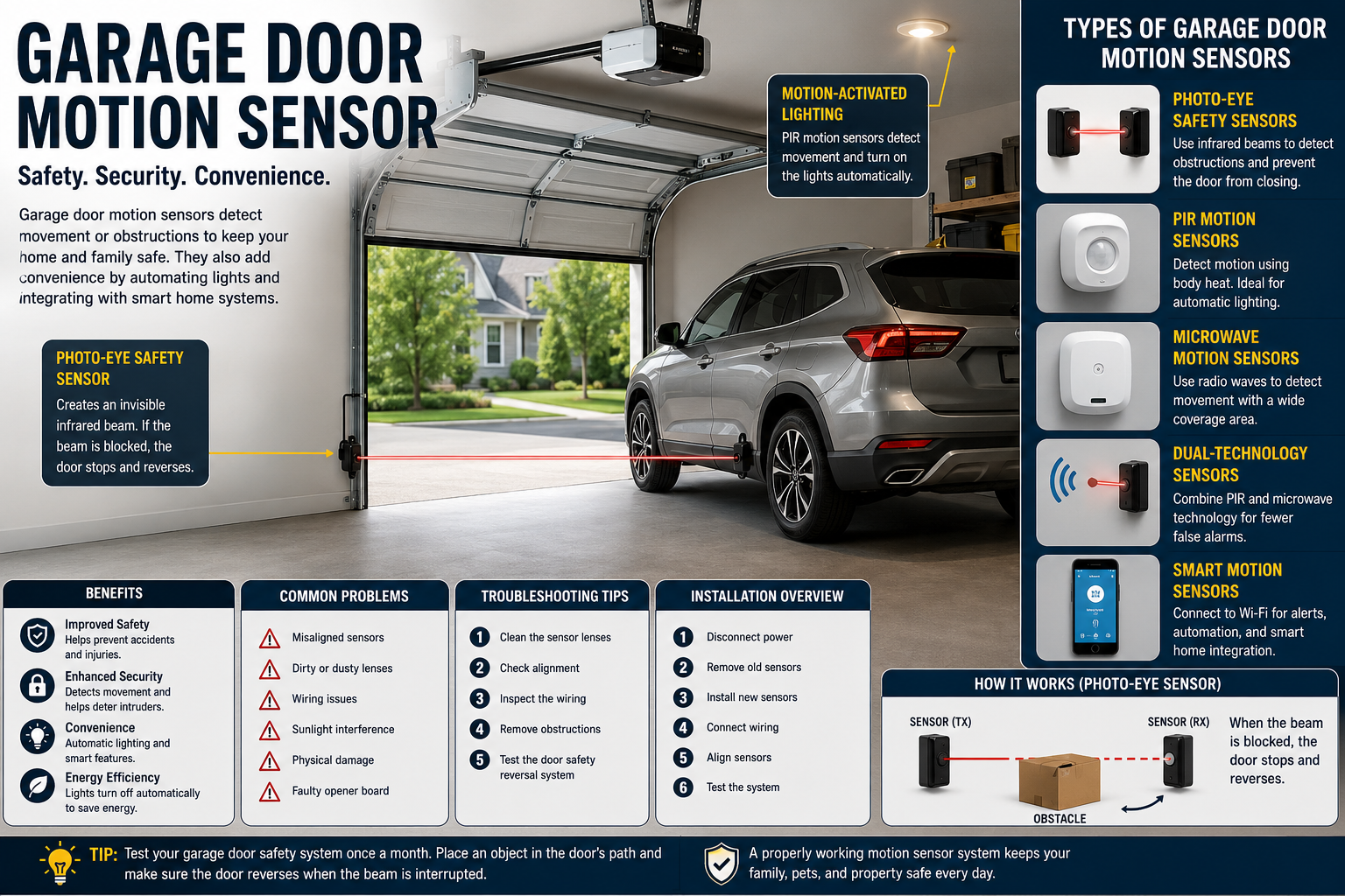 Garage Door Motion Sensor